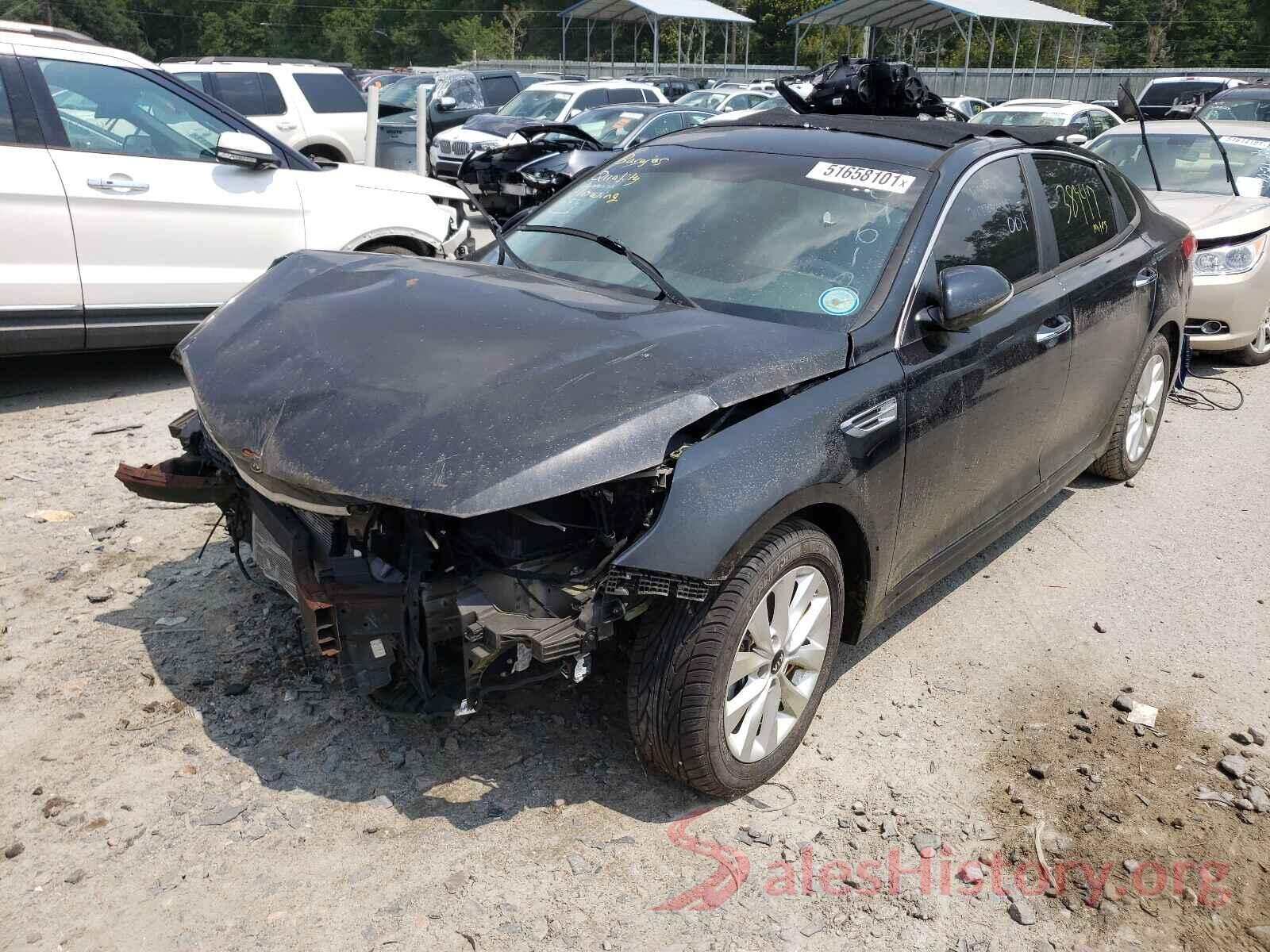 5XXGT4L31GG004618 2016 KIA OPTIMA