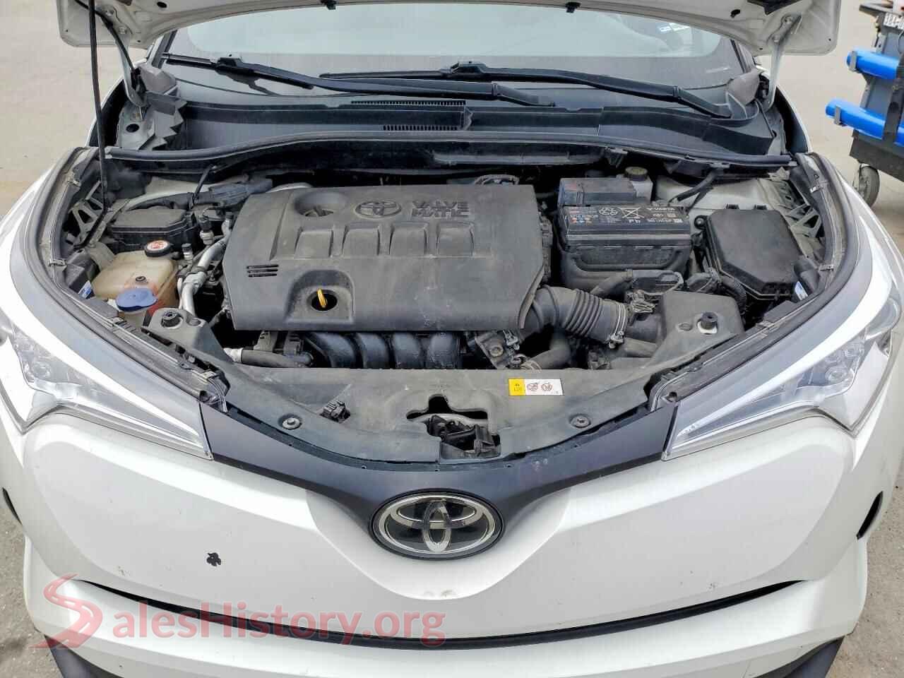 2019 TOYOTA C-HR VIN NMTKHMBX7KR100503, VIN plate