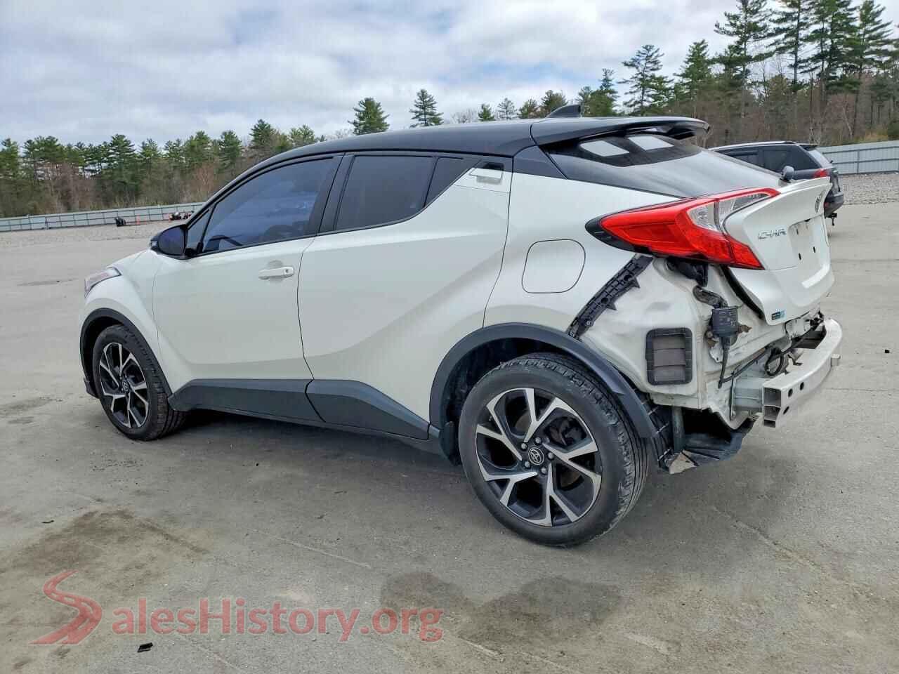 2019 TOYOTA C-HR VIN NMTKHMBX7KR100503, front view