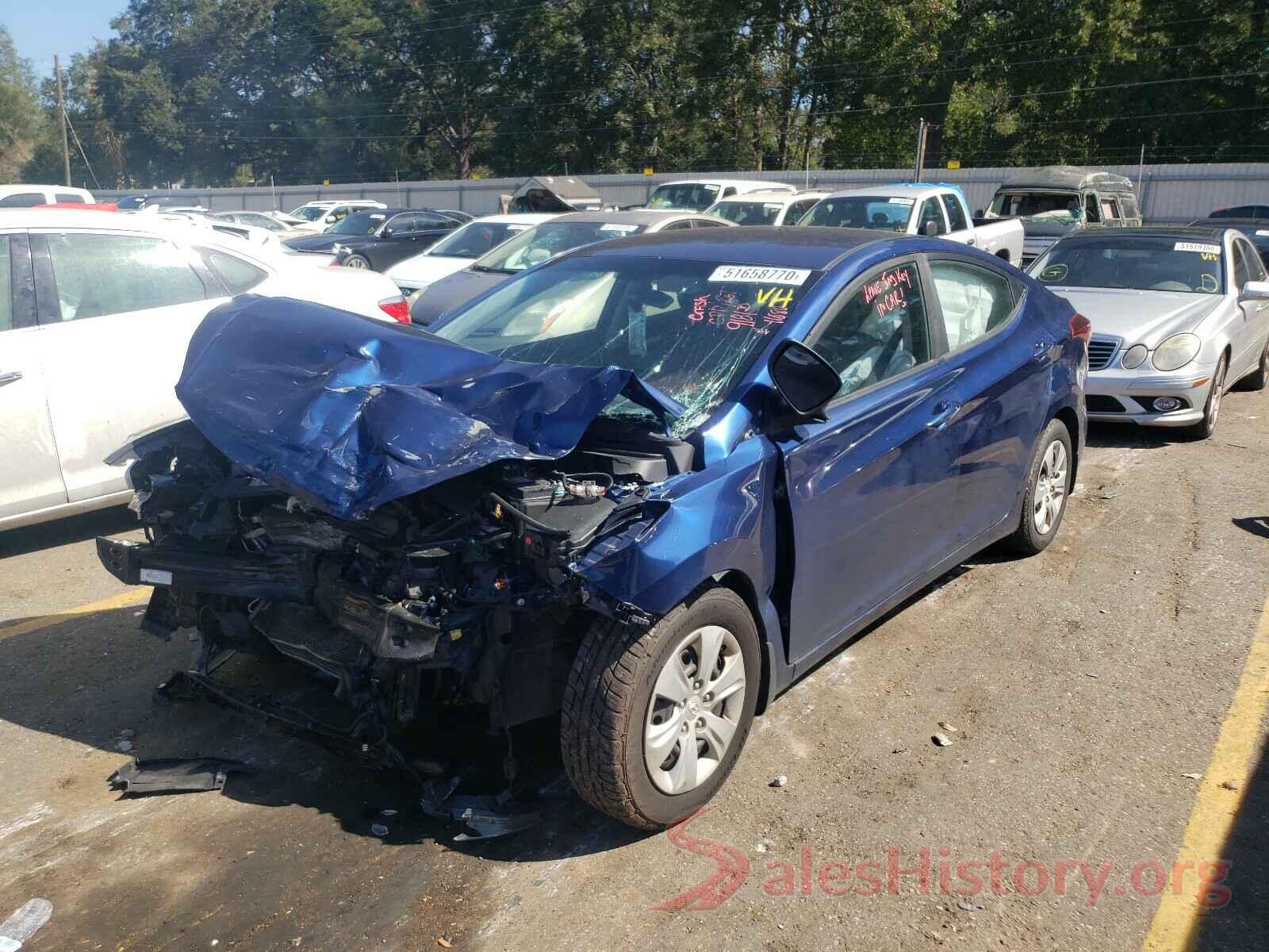 5NPDH4AE0GH748255 2016 HYUNDAI ELANTRA