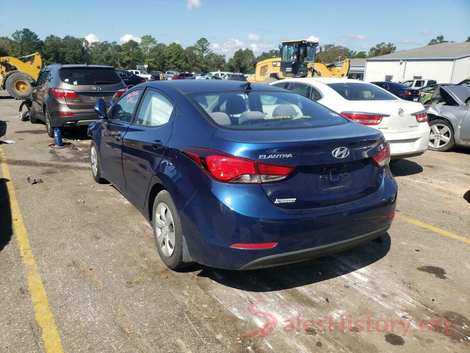 5NPDH4AE0GH748255 2016 HYUNDAI ELANTRA