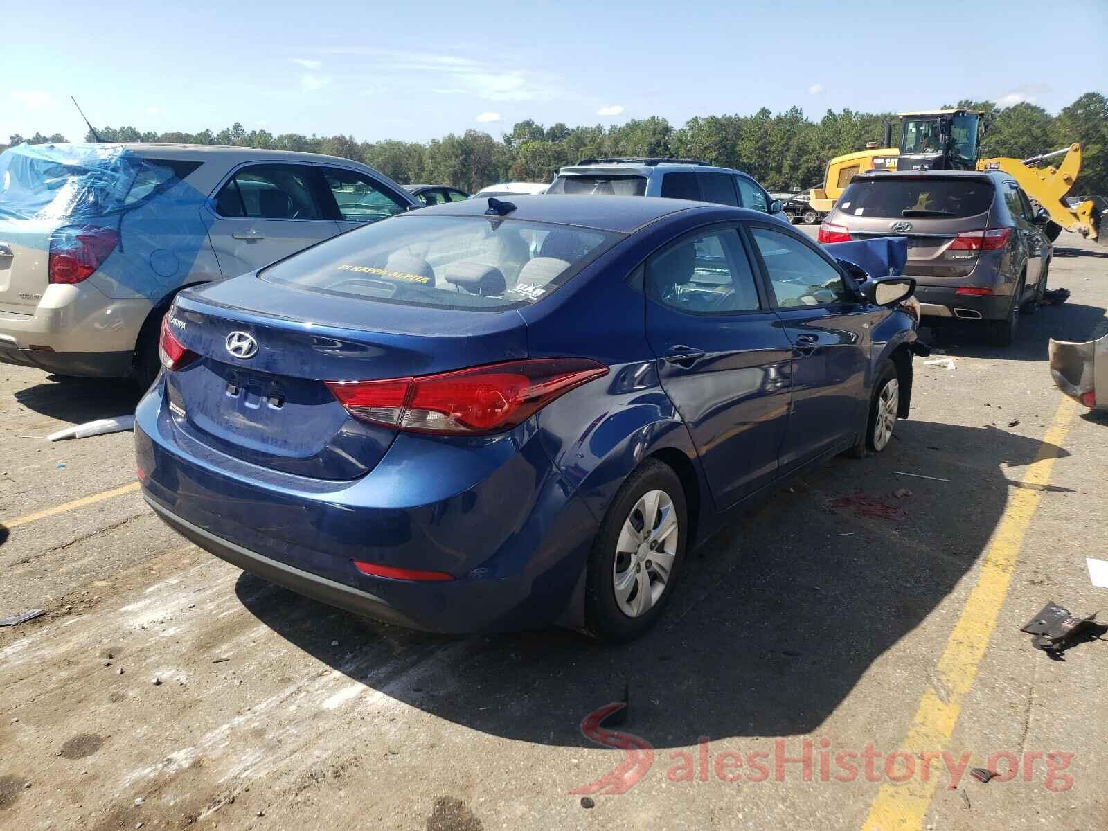 5NPDH4AE0GH748255 2016 HYUNDAI ELANTRA