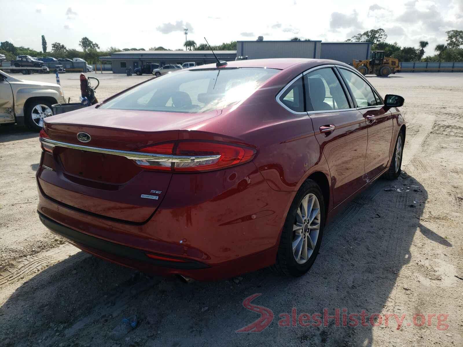 3FA6P0HD6HR412051 2017 FORD FUSION