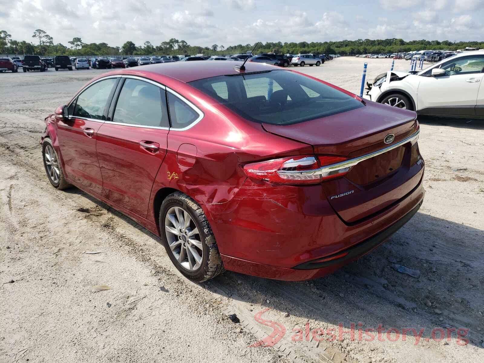 3FA6P0HD6HR412051 2017 FORD FUSION