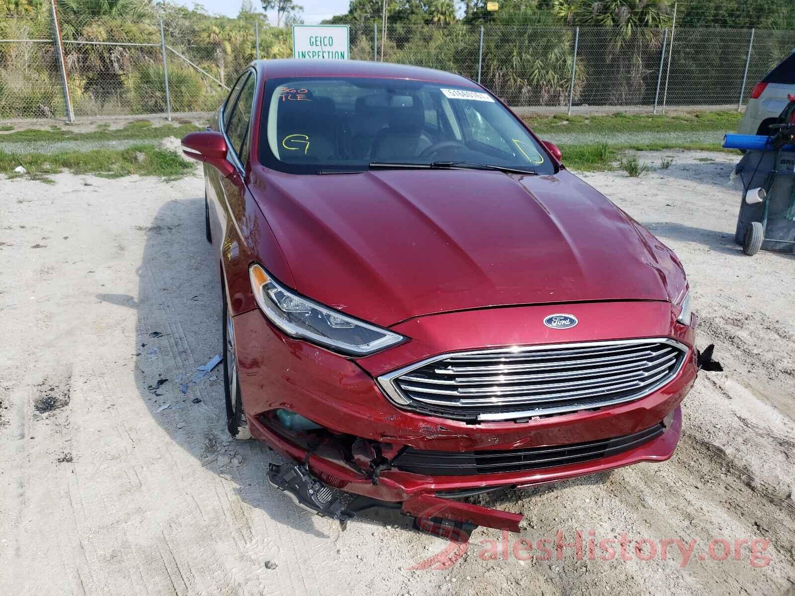 3FA6P0HD6HR412051 2017 FORD FUSION