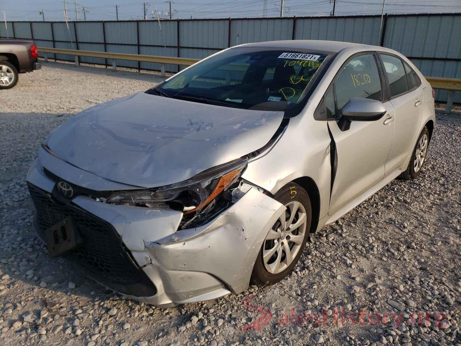 5YFEPRAEXLP104215 2020 TOYOTA COROLLA