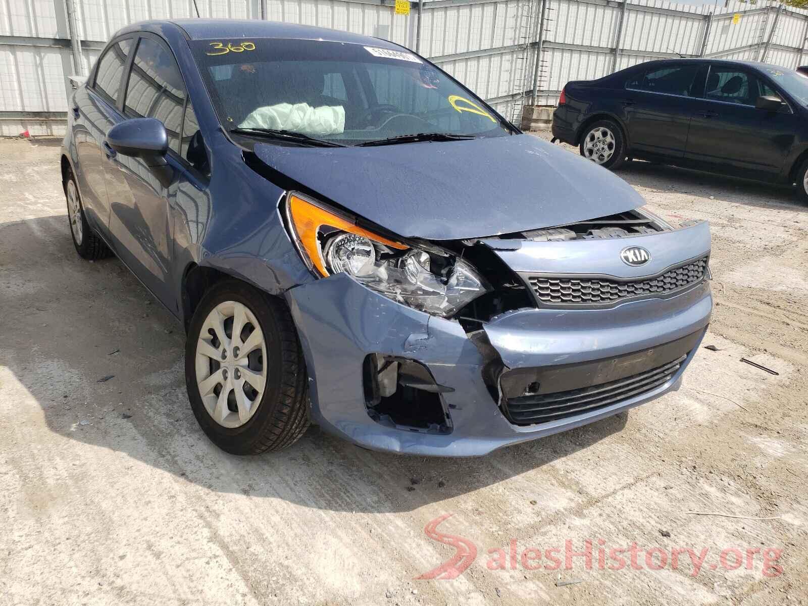 KNADM5A3XG6597240 2016 KIA RIO