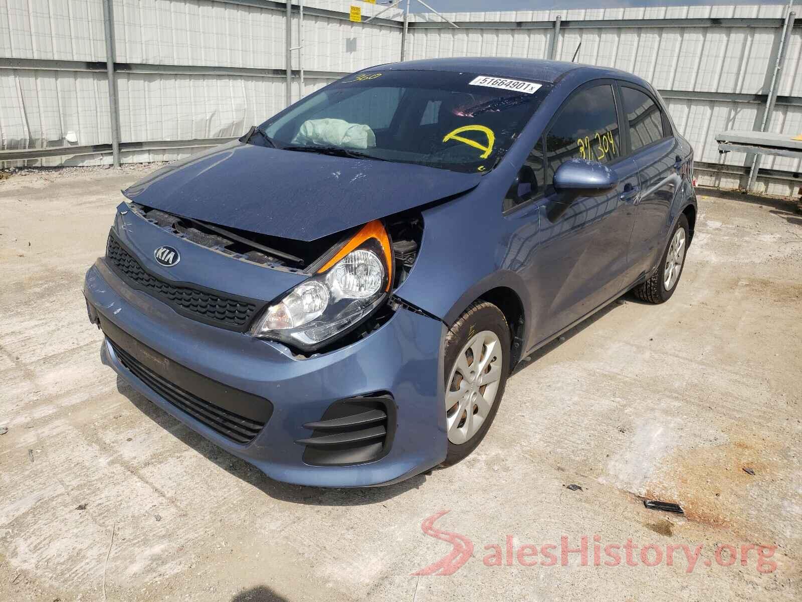 KNADM5A3XG6597240 2016 KIA RIO