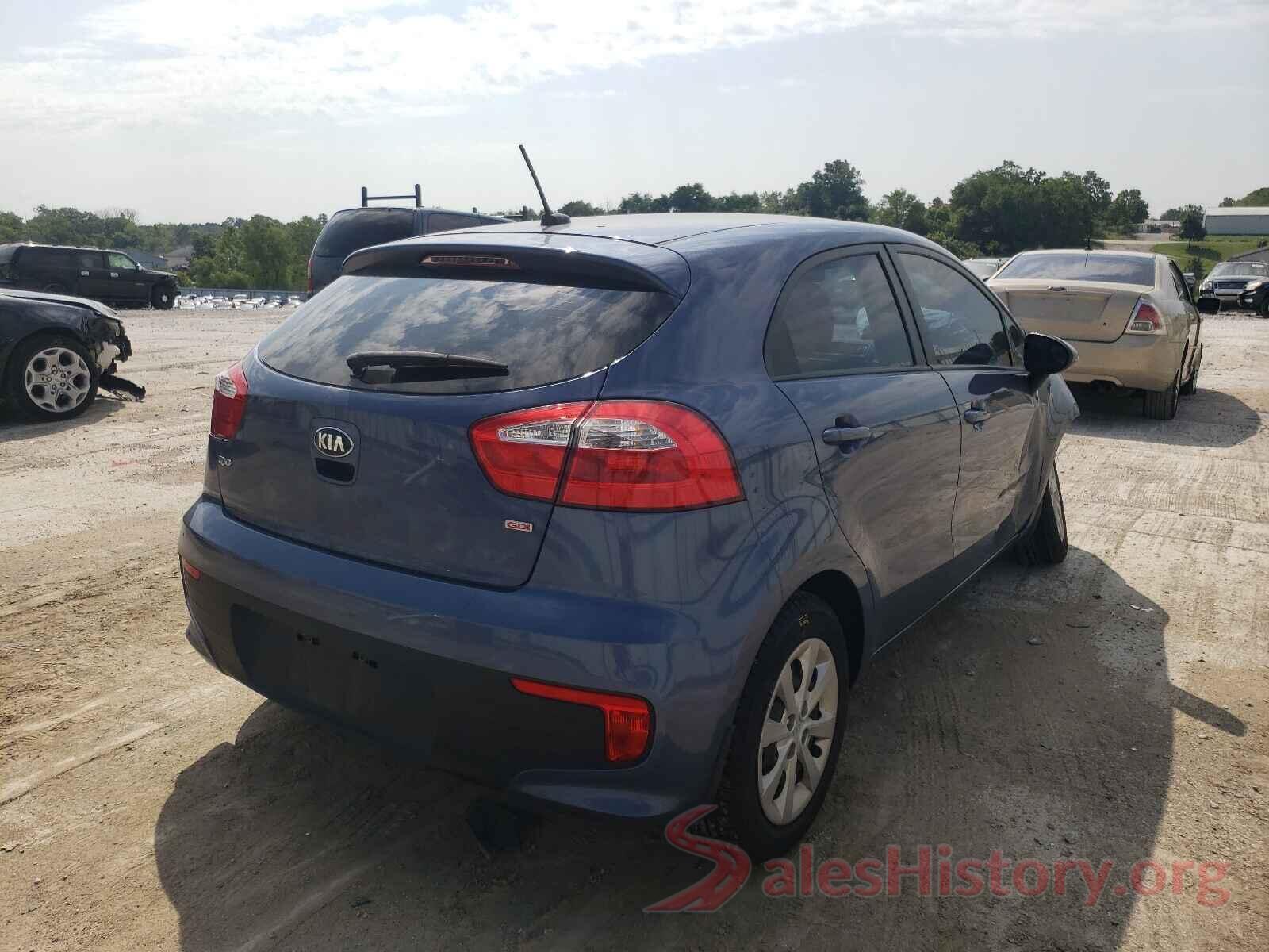 KNADM5A3XG6597240 2016 KIA RIO