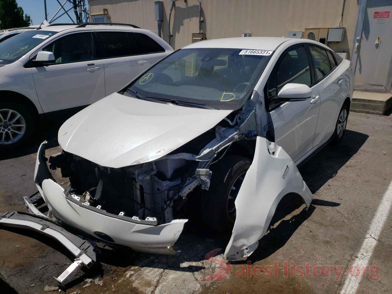 JTDKBRFU2H3056310 2017 TOYOTA PRIUS