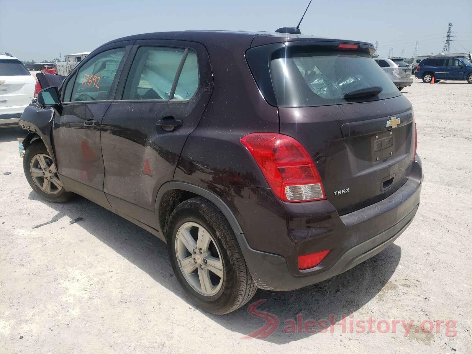 KL7CJKSB5LB346233 2020 CHEVROLET TRAX