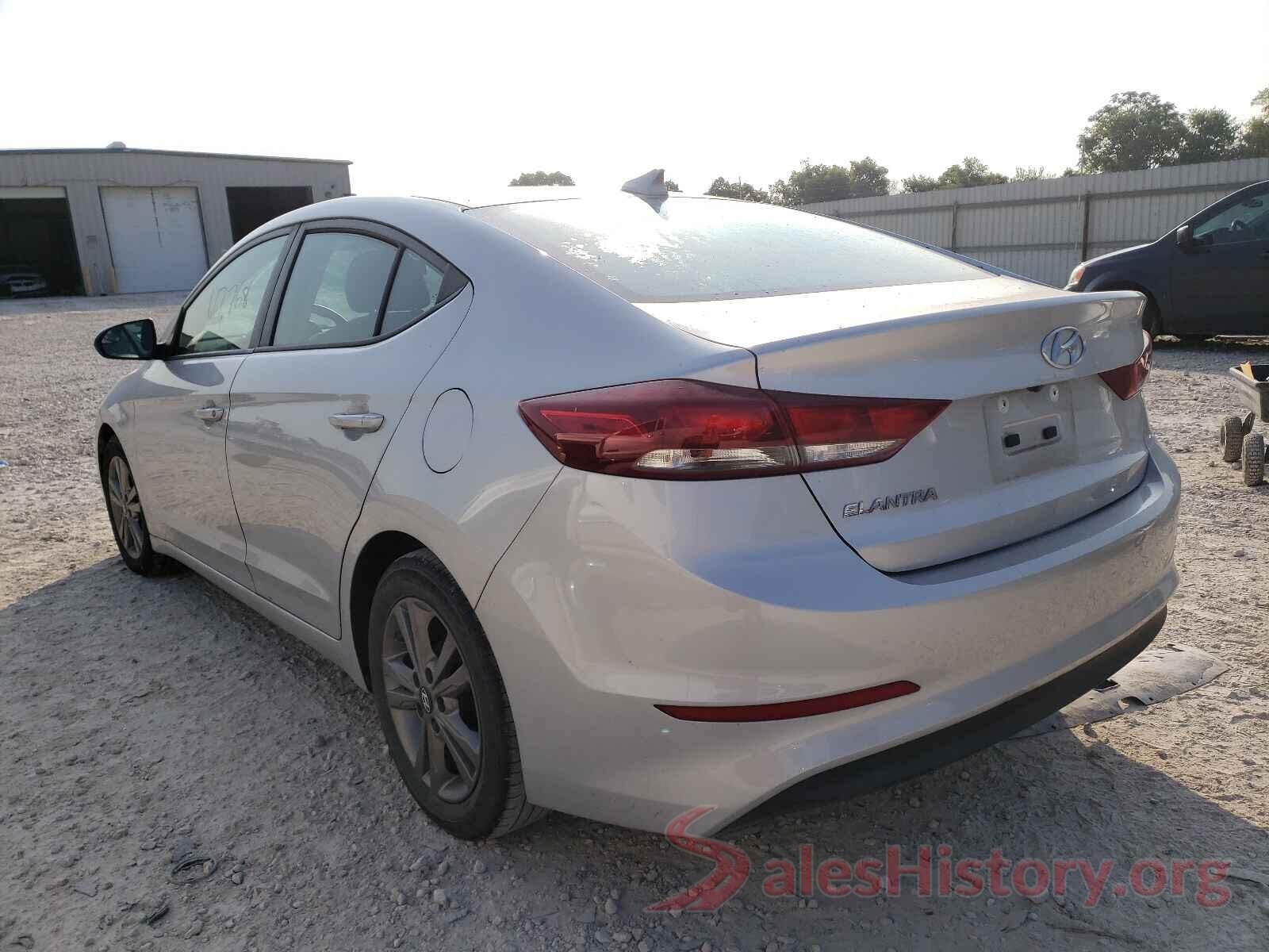 5NPD84LF7HH180917 2017 HYUNDAI ELANTRA