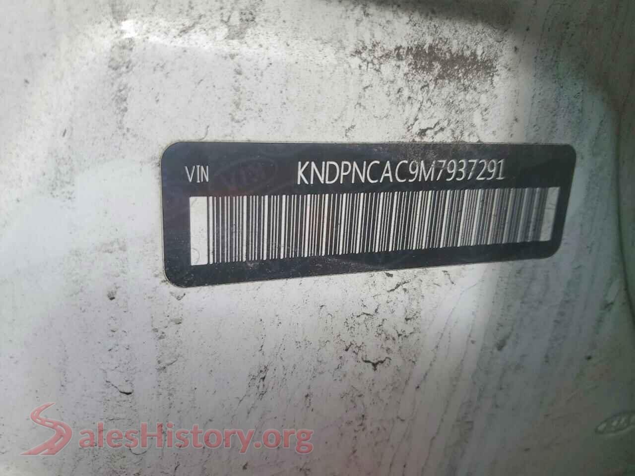 2021 KIA SPORTAGE VIN KNDPNCAC9M7937291, trunk area
