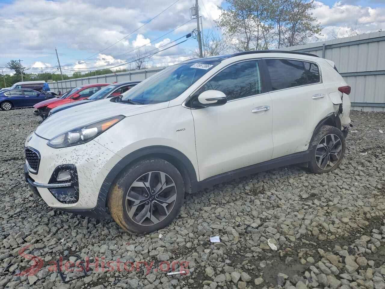2021 KIA SPORTAGE VIN KNDPNCAC9M7937291, auction photo