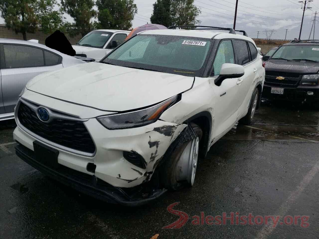 5TDBBRCH1MS522521 2021 TOYOTA HIGHLANDER