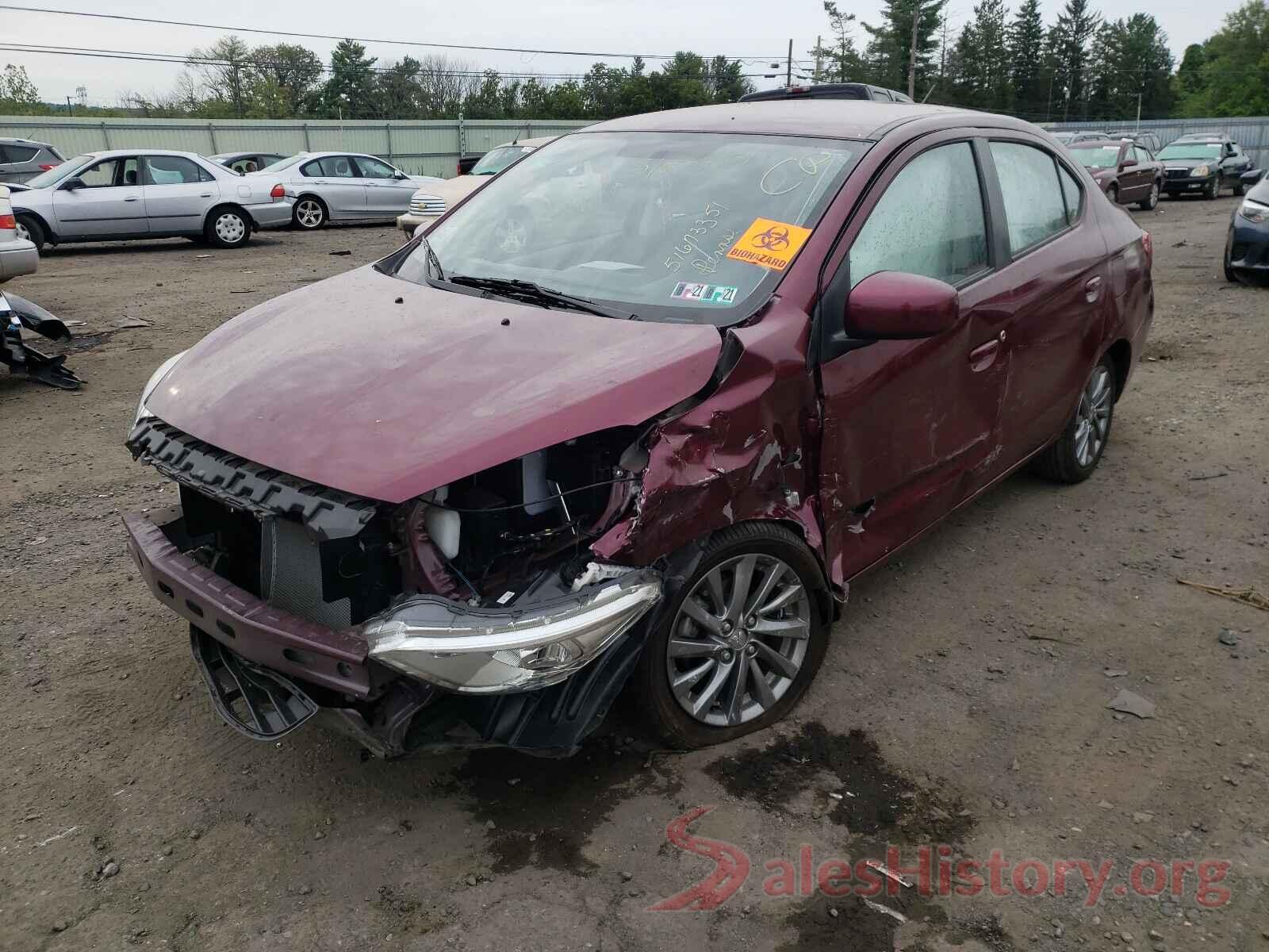 ML32F3FJ4KHF14467 2019 MITSUBISHI MIRAGE