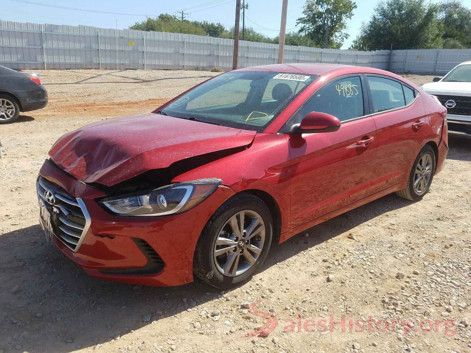 5NPD84LF8JH339479 2018 HYUNDAI ELANTRA