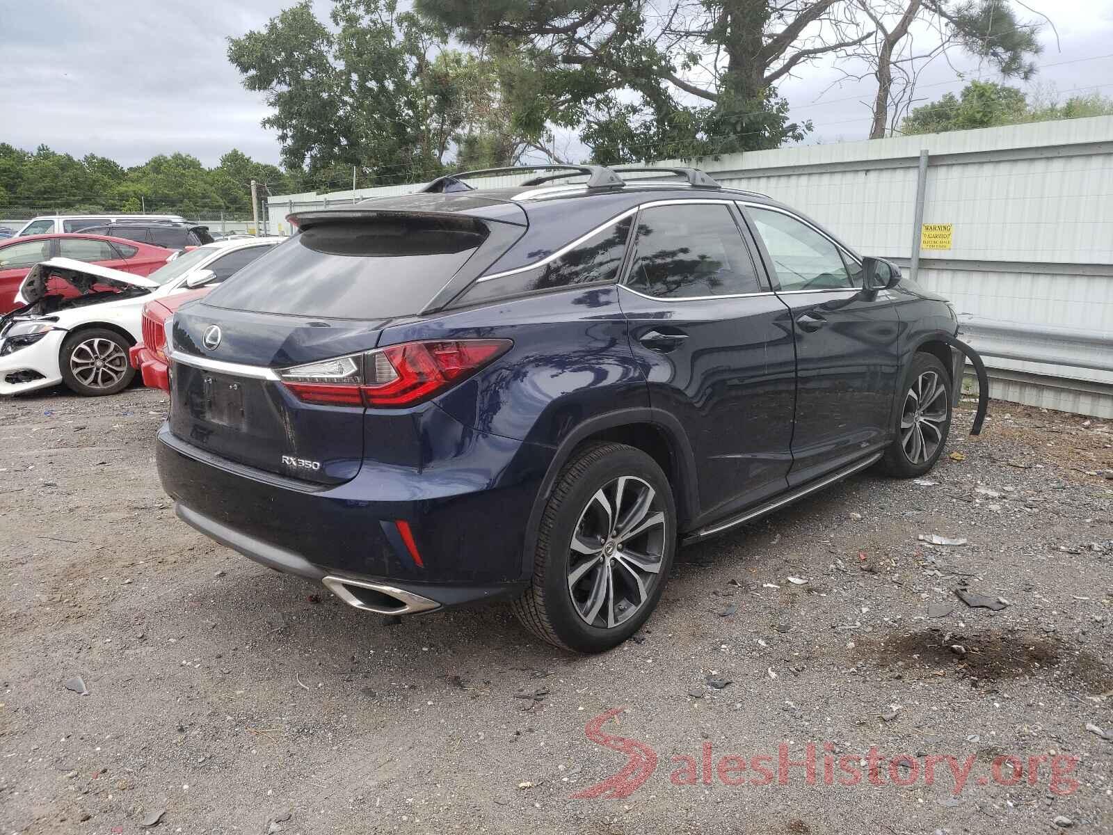 2T2BZMCAXHC099840 2017 LEXUS RX350