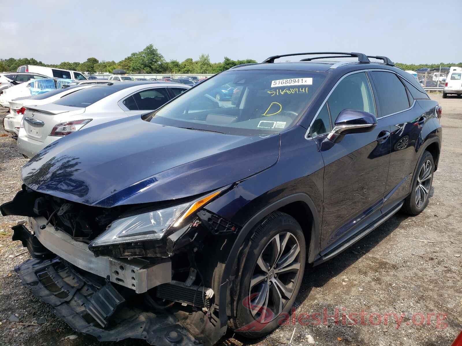 2T2BZMCAXHC099840 2017 LEXUS RX350