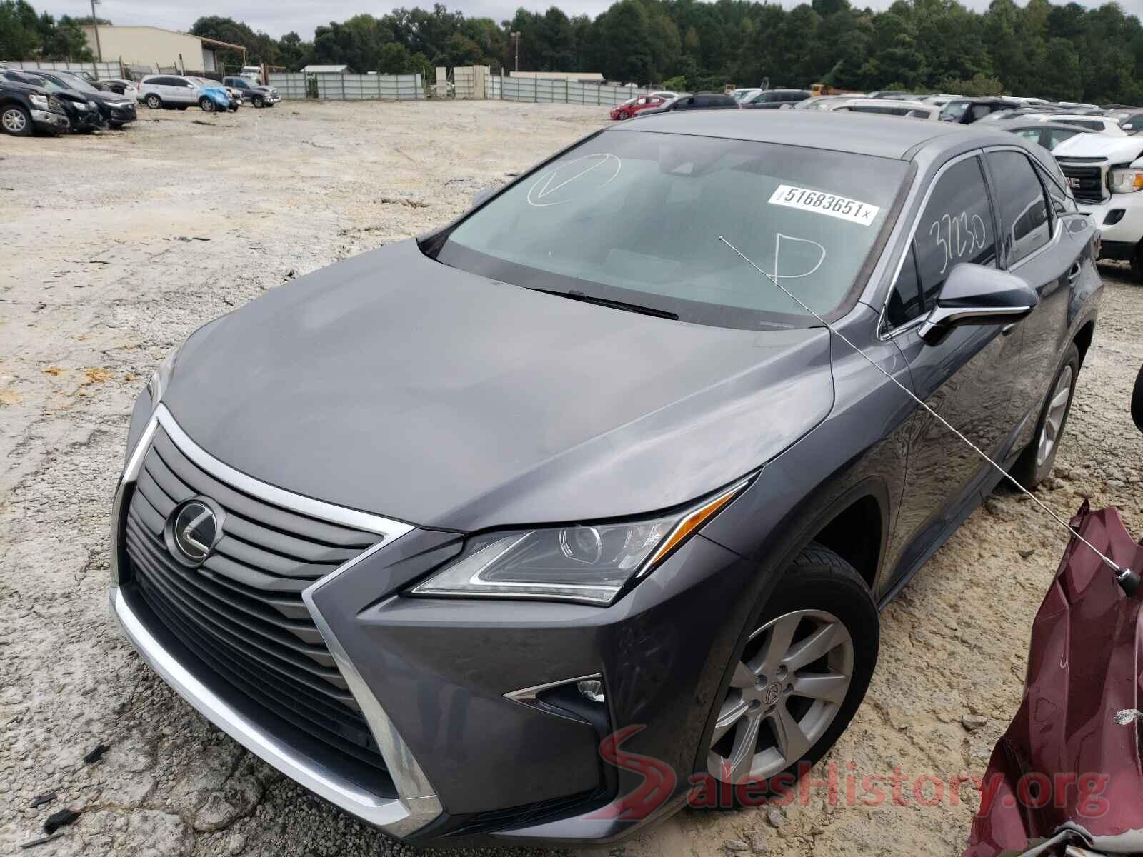 2T2BZMCA7HC096670 2017 LEXUS RX350