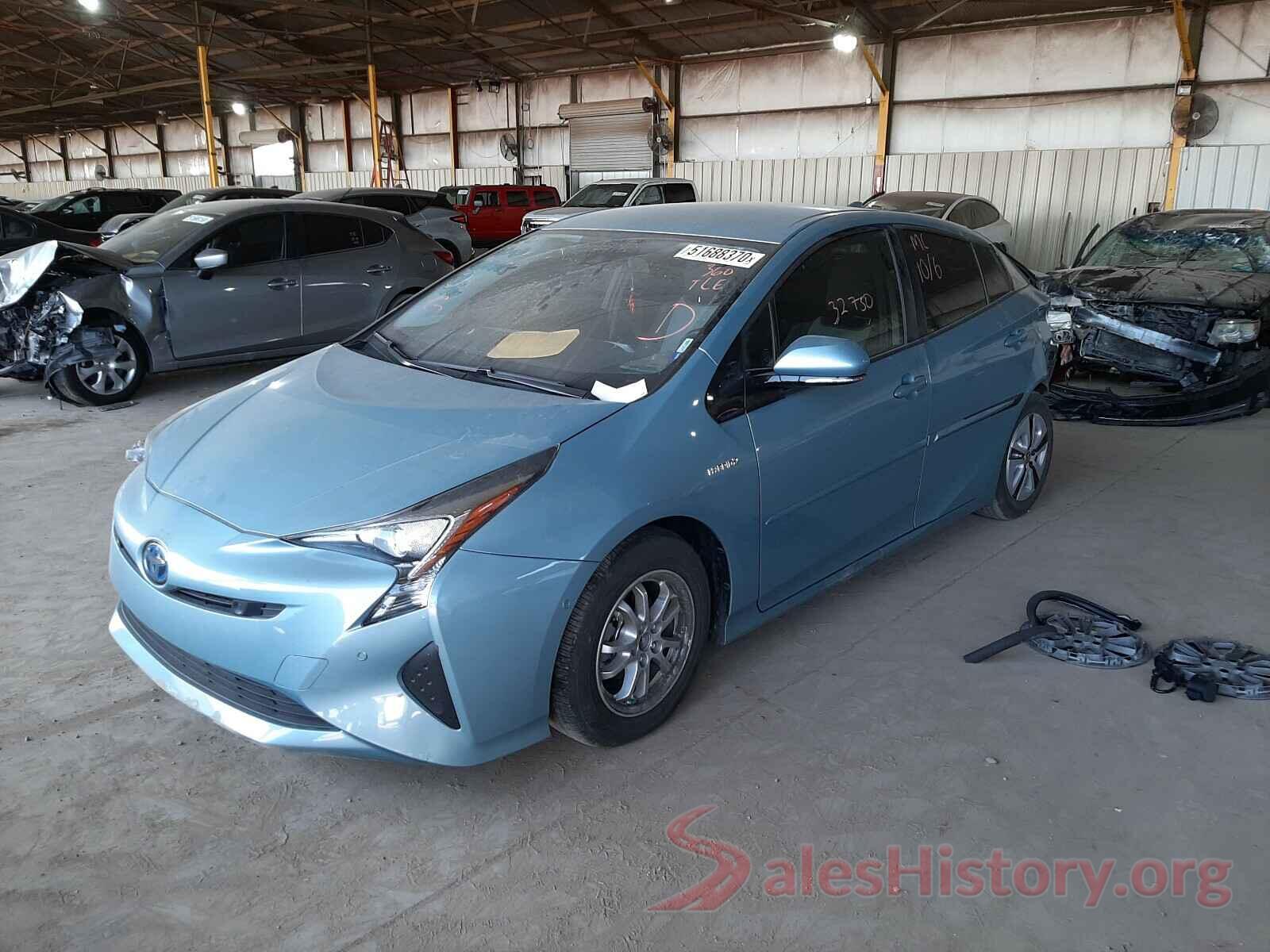 JTDKBRFU0J3588161 2018 TOYOTA PRIUS