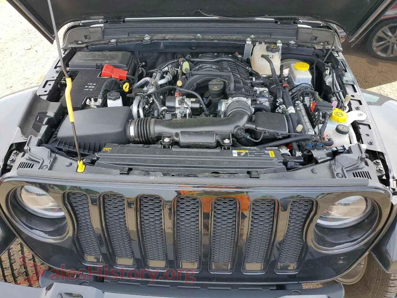 2023 JEEP WRANGLER VIN 1C4HJXEG8PW531257, VIN plate