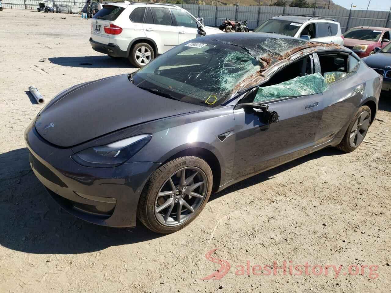 5YJ3E1EB5NF237297 2022 TESLA MODEL 3