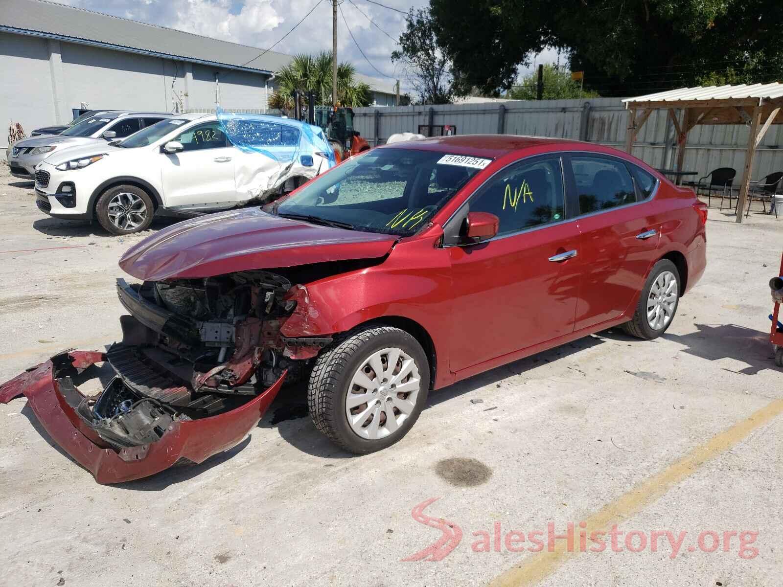 3N1AB7APXGL640350 2016 NISSAN SENTRA