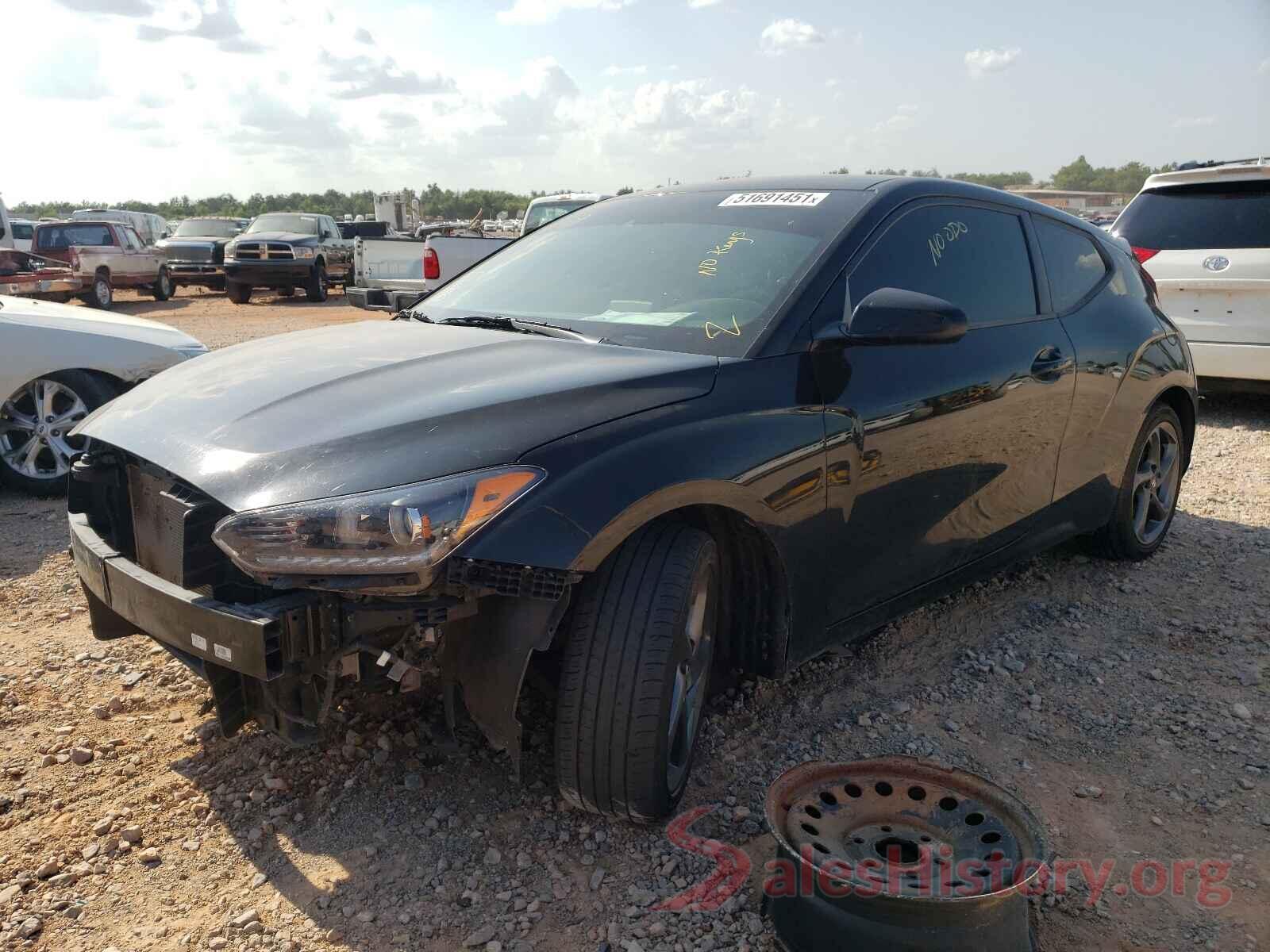 KMHTG6AFXKU017409 2019 HYUNDAI VELOSTER