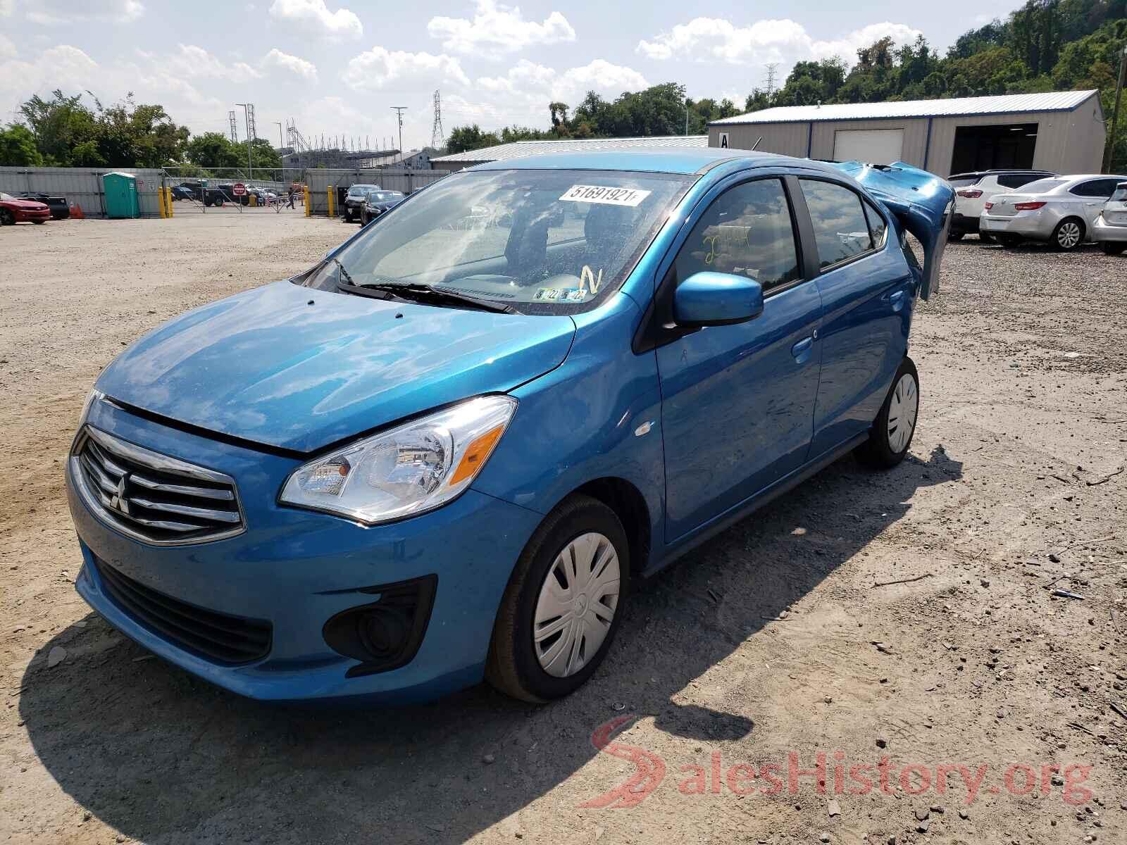 ML32F3FJ5KHF12856 2019 MITSUBISHI MIRAGE