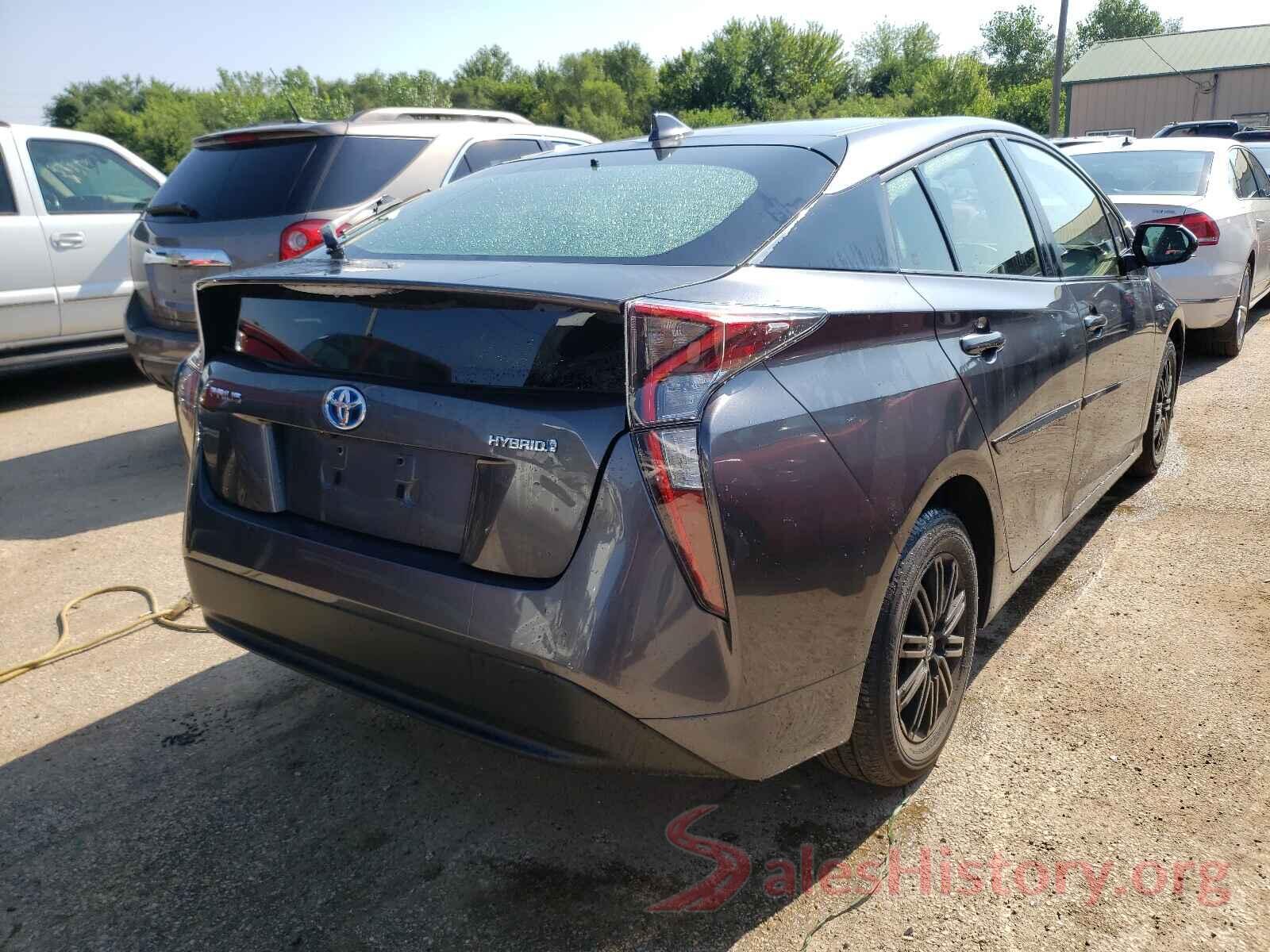 JTDKARFU7G3010604 2016 TOYOTA PRIUS