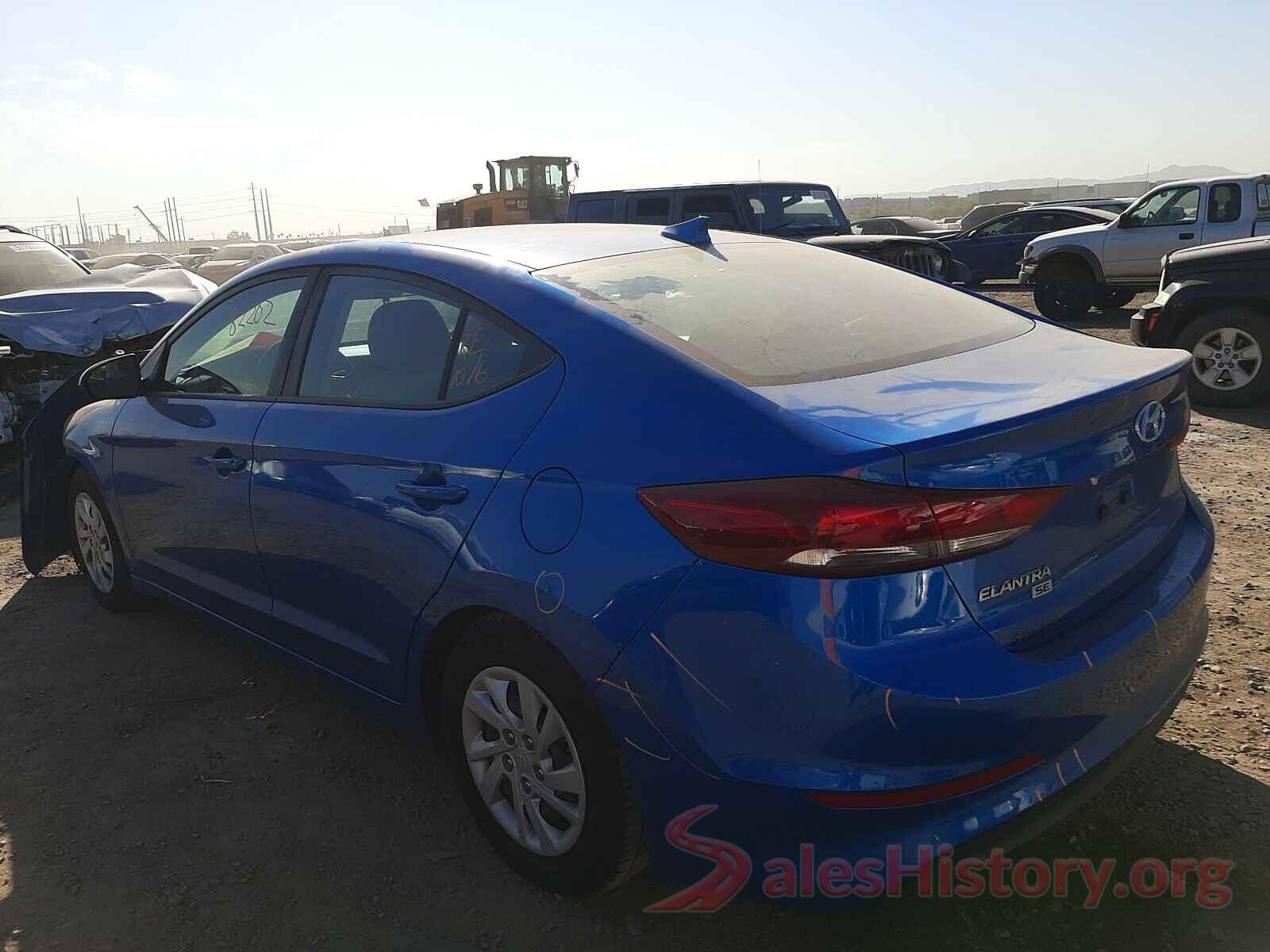 5NPD74LF9HH182672 2017 HYUNDAI ELANTRA