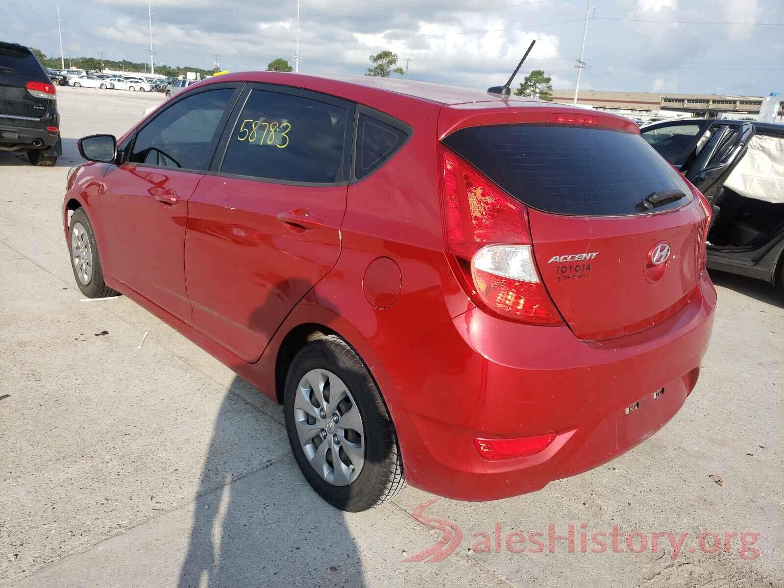 KMHCT5AE2HU362973 2017 HYUNDAI ACCENT