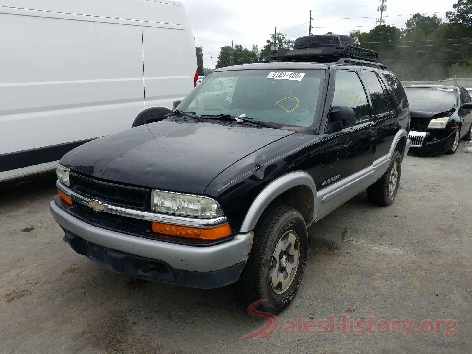 1GNDT13W52K134709 2002 CHEVROLET BLAZER