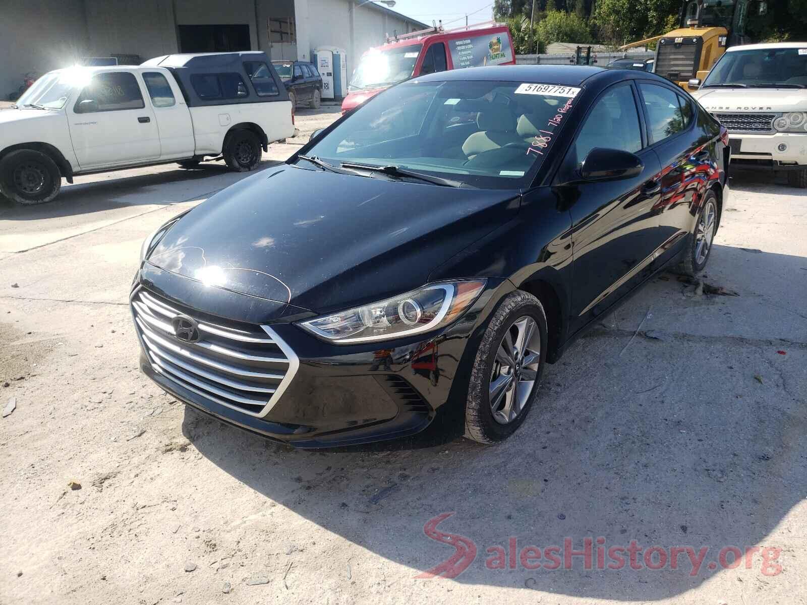 KMHD84LFXJU587881 2018 HYUNDAI ELANTRA