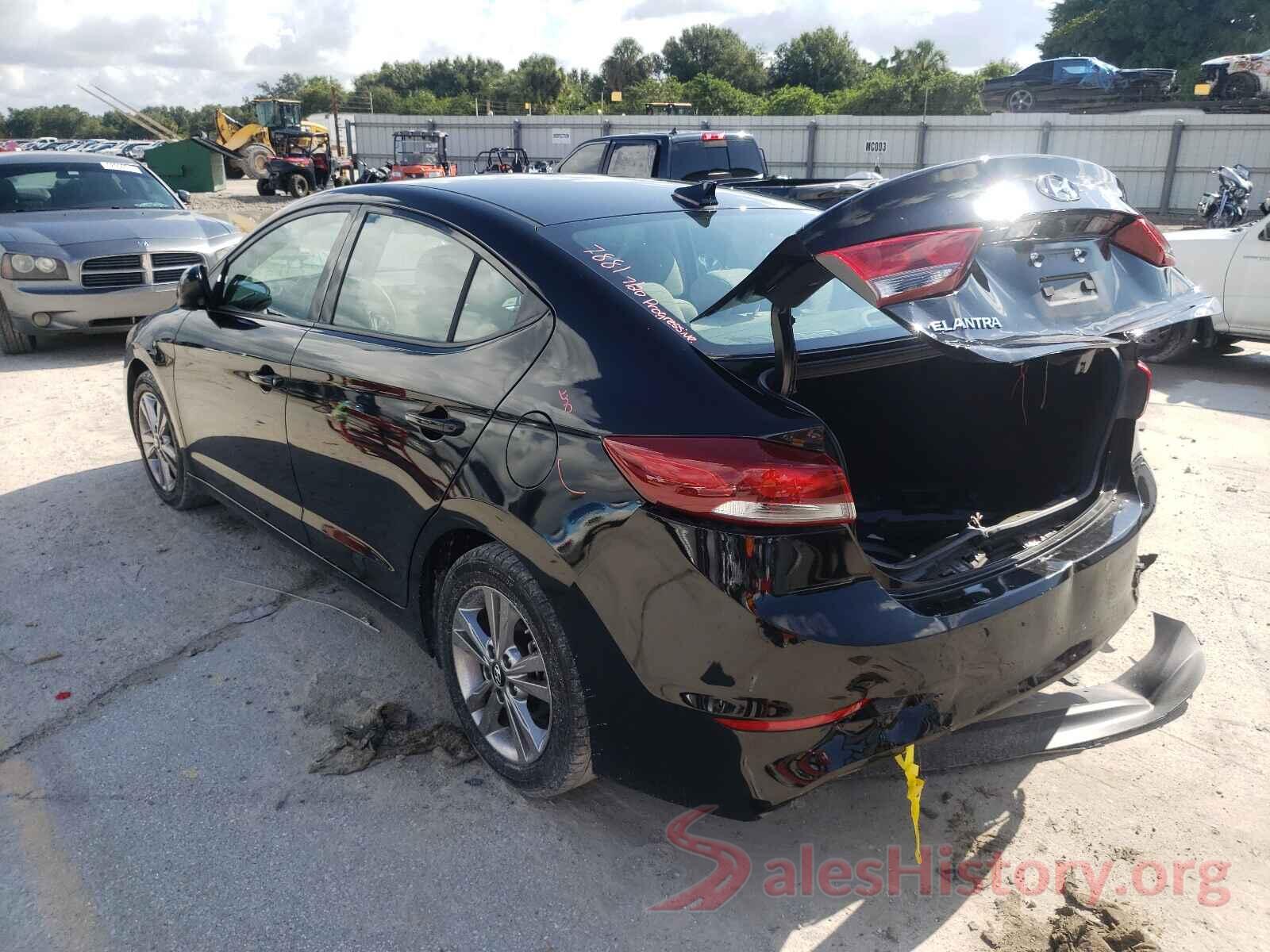 KMHD84LFXJU587881 2018 HYUNDAI ELANTRA