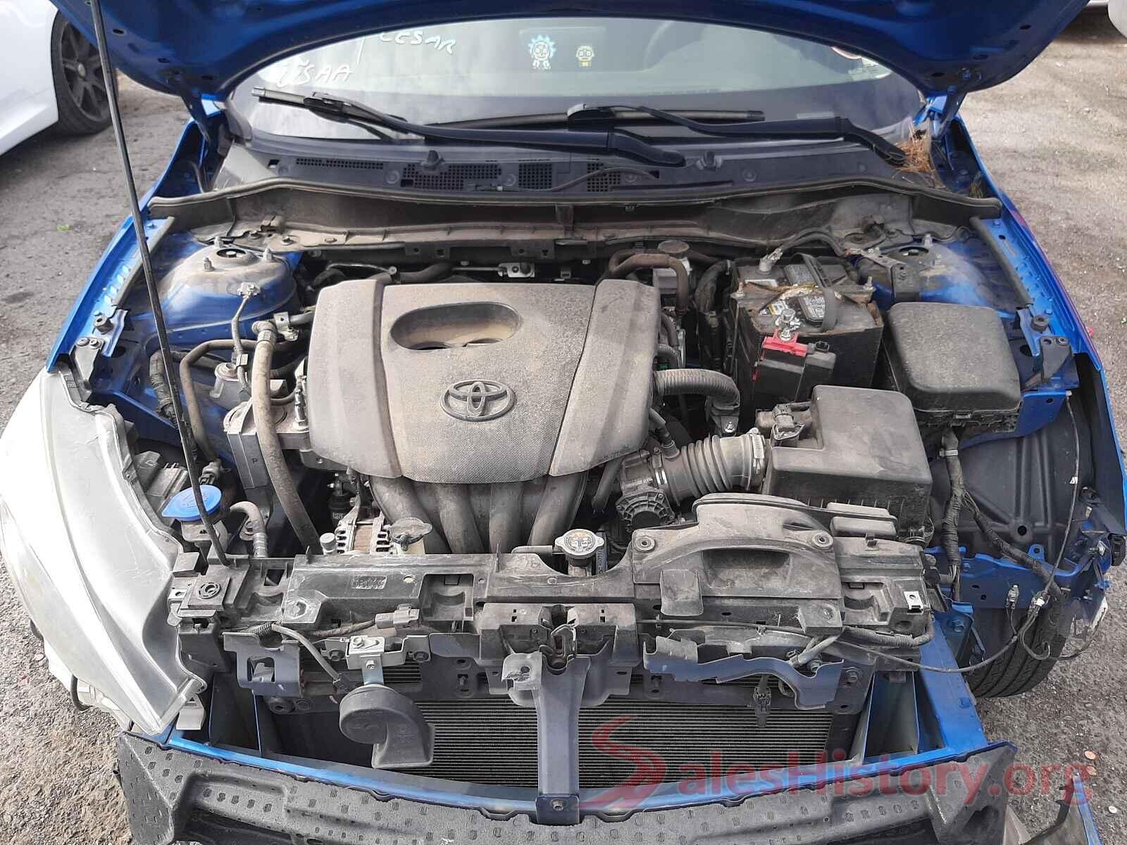 3MYDLBYV7HY182416 2017 TOYOTA YARIS