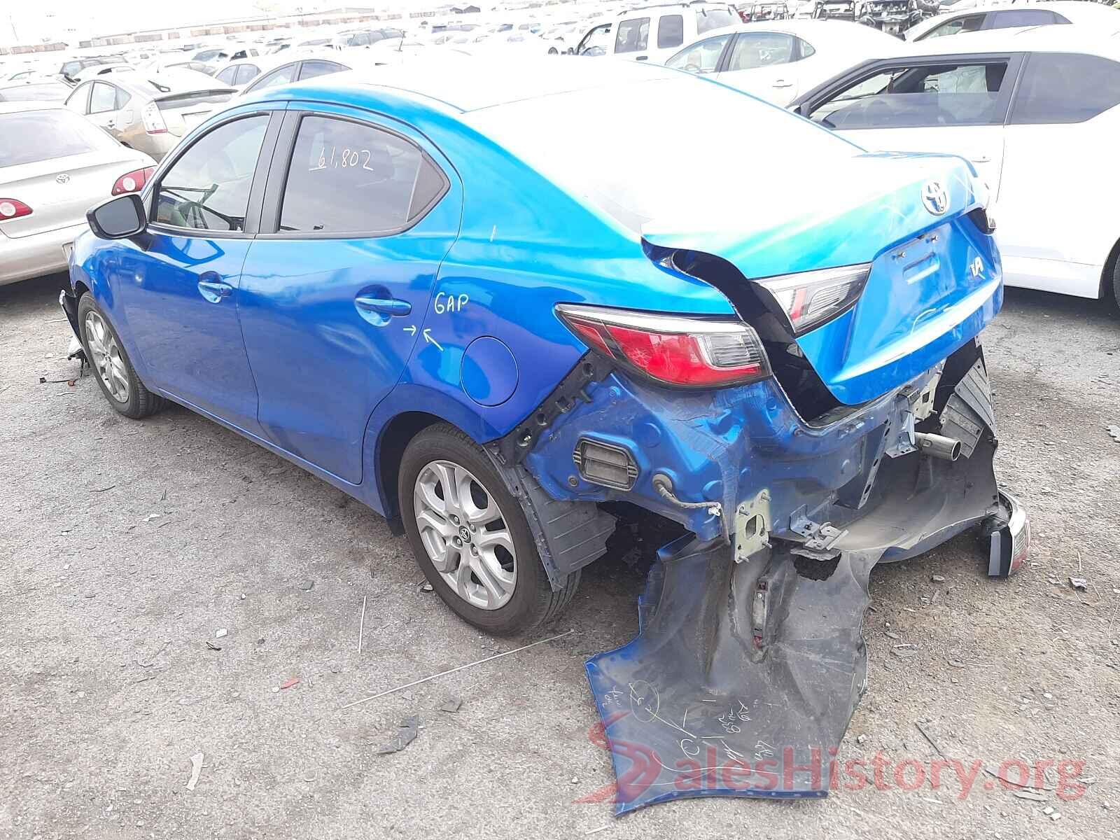 3MYDLBYV7HY182416 2017 TOYOTA YARIS