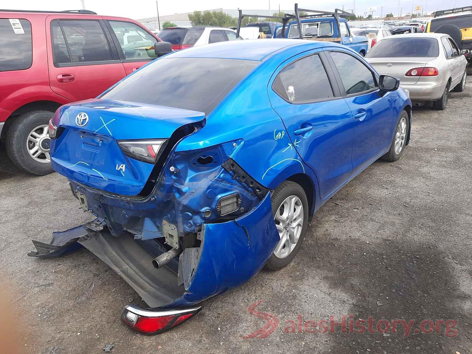 3MYDLBYV7HY182416 2017 TOYOTA YARIS