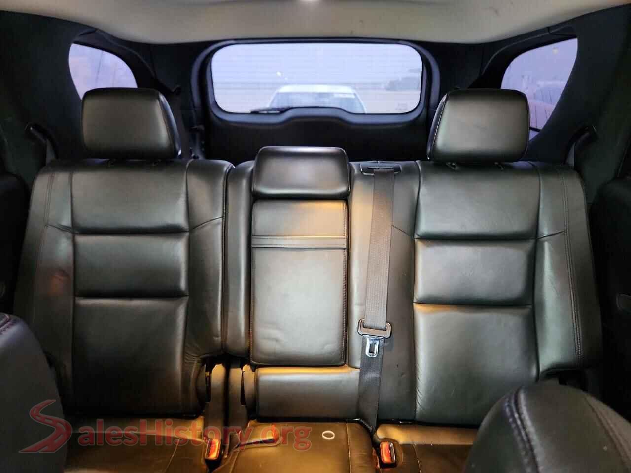 2017 DODGE DURANGO VIN 1C4RDHDG9HC732493, odometer mileage