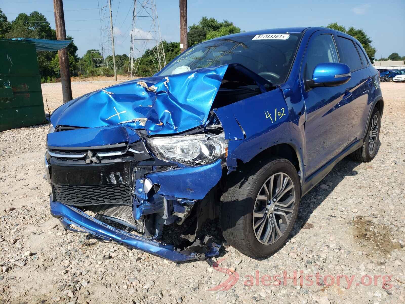 JA4AP3AU7KU035420 2019 MITSUBISHI OUTLANDER