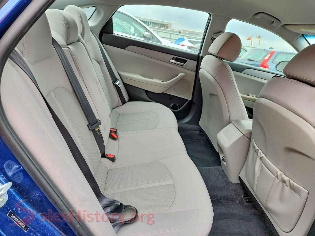 2019 HYUNDAI SONATA VIN 5NPE24AF9KH819511, odometer mileage
