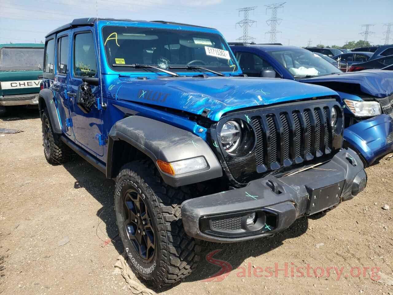 1C4HJXDN6MW831522 2021 JEEP WRANGLER