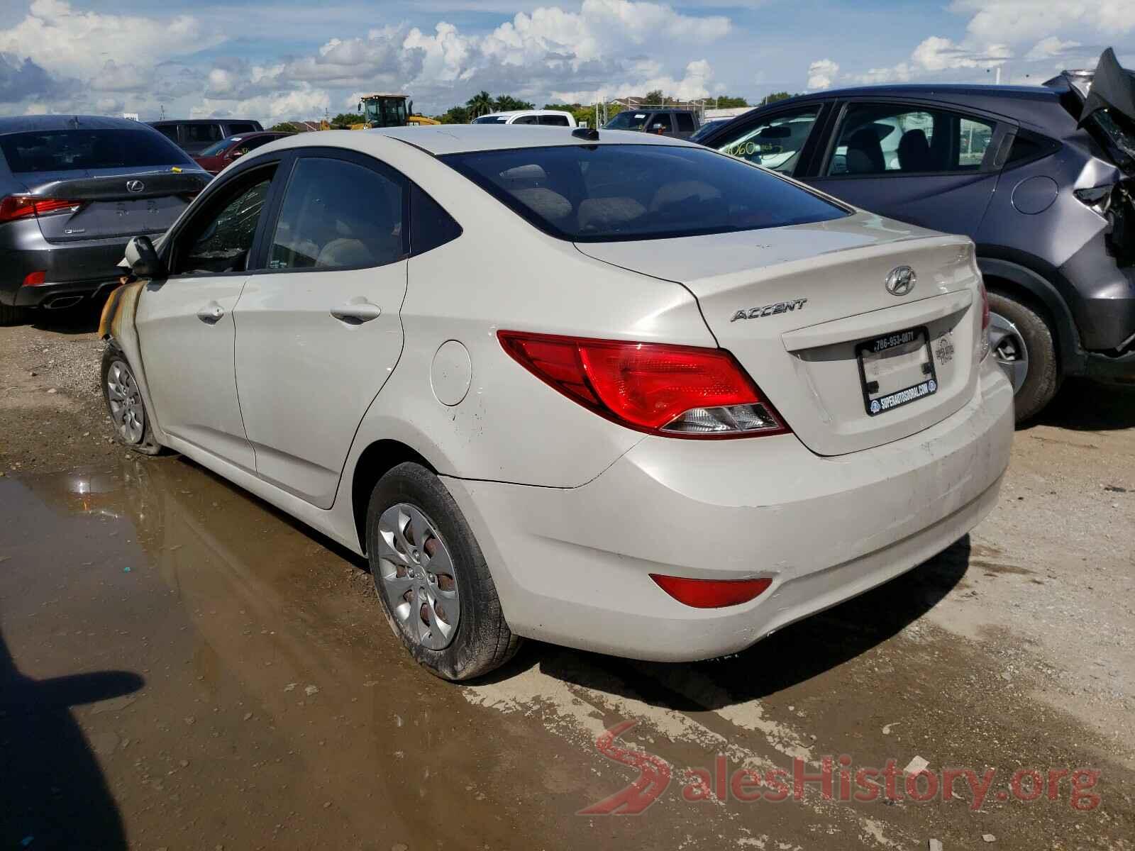 KMHCT4AE9GU004620 2016 HYUNDAI ACCENT