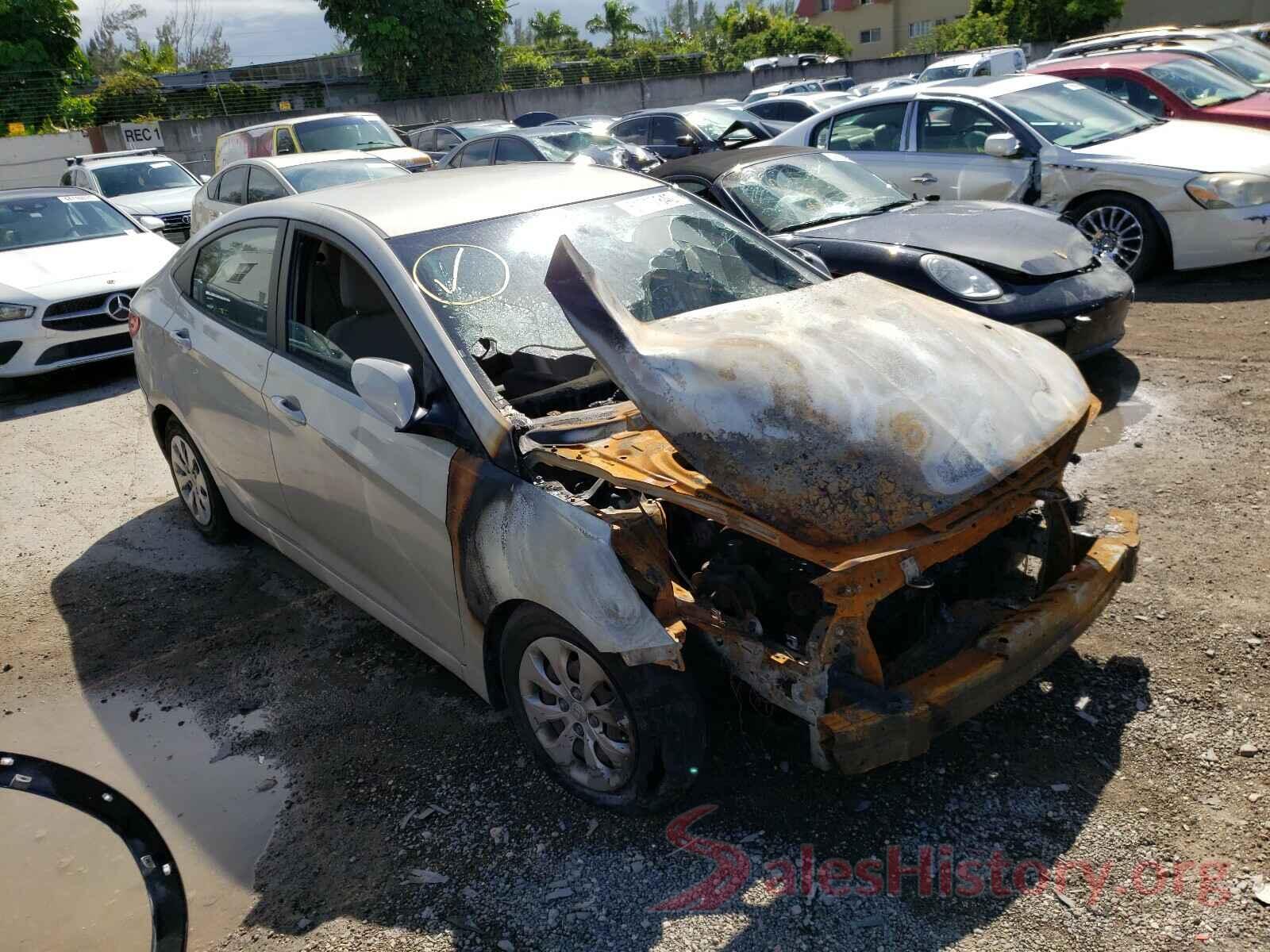 KMHCT4AE9GU004620 2016 HYUNDAI ACCENT