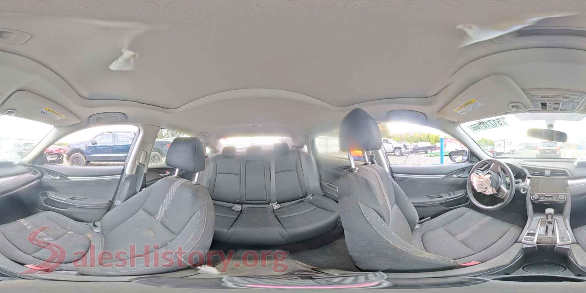 2018 HONDA CIVIC VIN JHMFC1F35JX026917, damage close-up