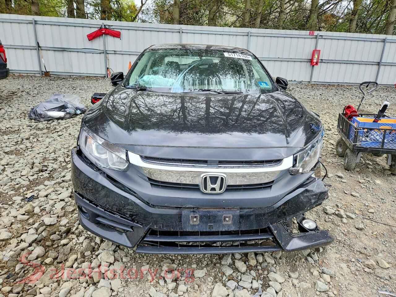 2018 HONDA CIVIC VIN JHMFC1F35JX026917, rear view