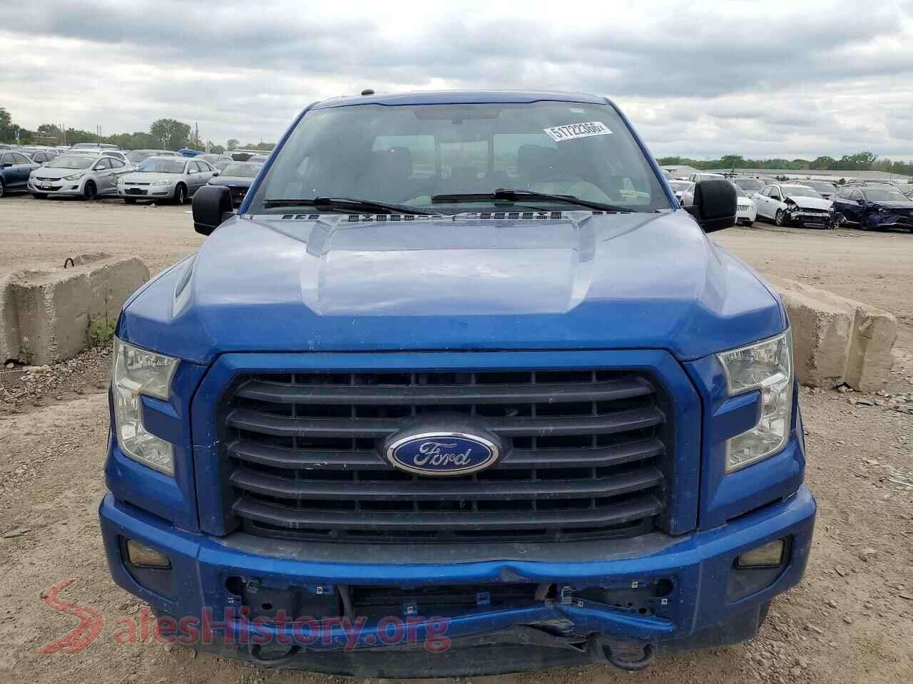 2017 FORD F150 VIN 1FTEW1EPXHFA24184, rear view
