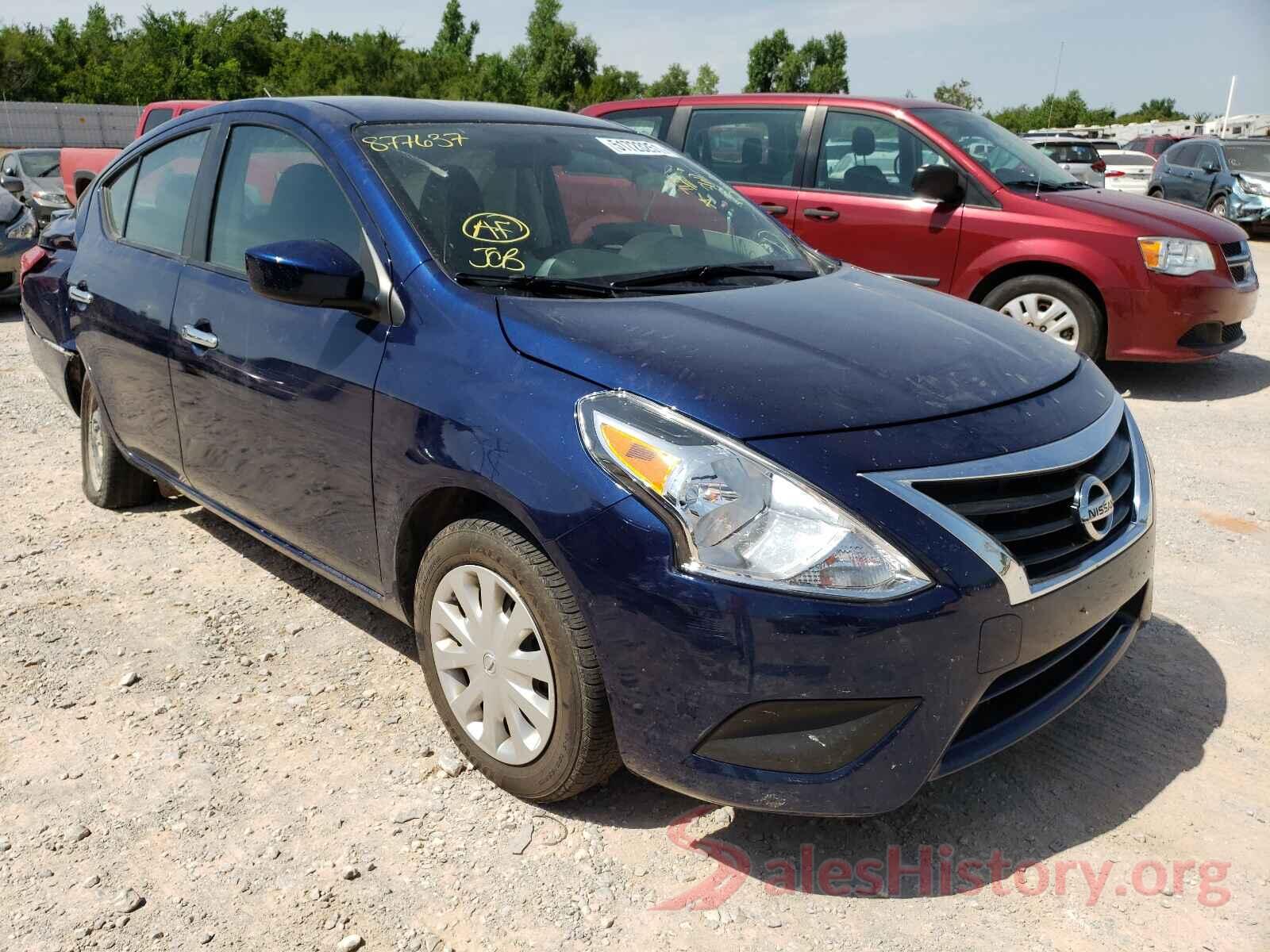 3N1CN7AP8KL877637 2019 NISSAN VERSA