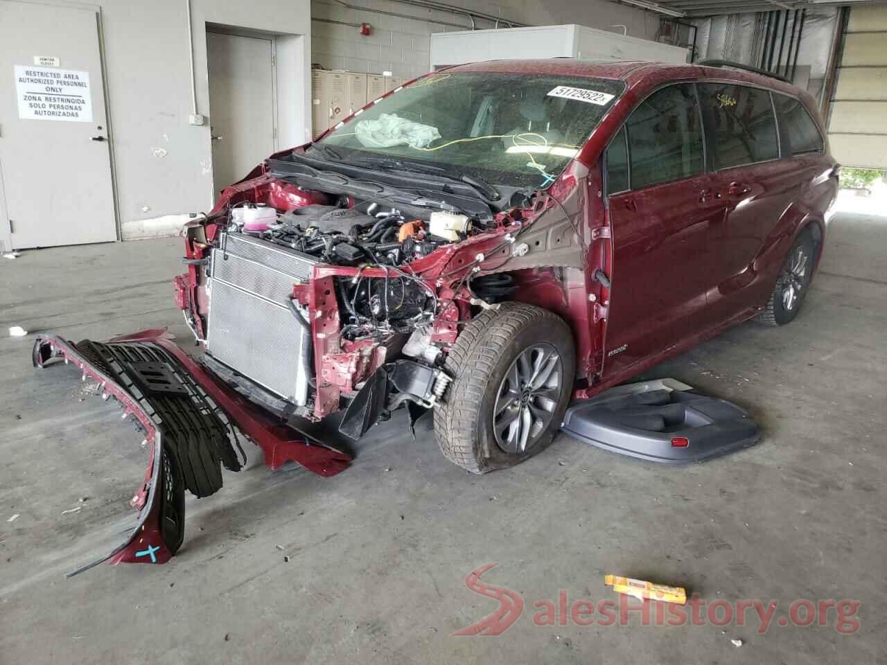 5TDBSKFC0MS020350 2021 TOYOTA SIENNA